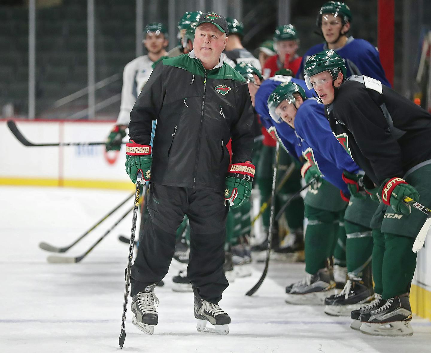 Minnesota Wild head coach Bruce Boudreau