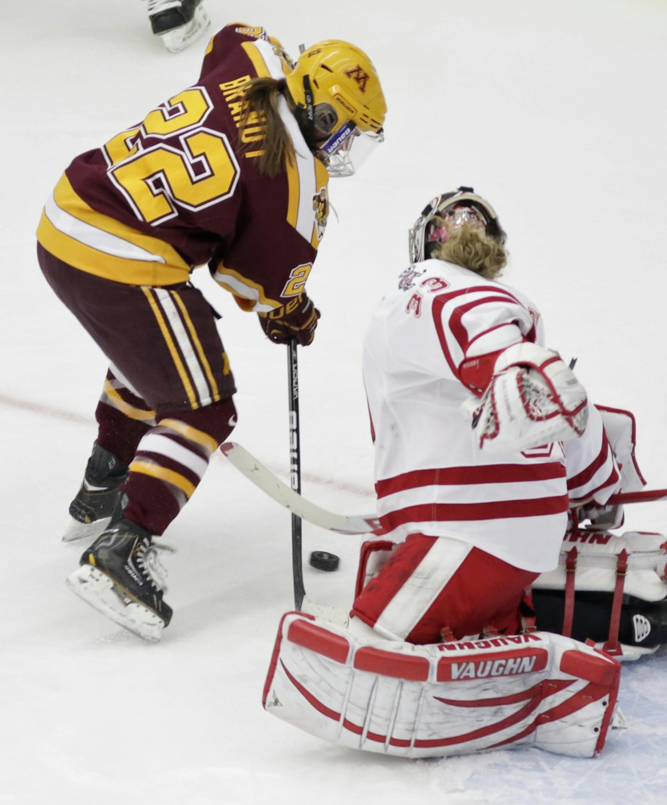 Minnesota's Hannah Brandt (22)