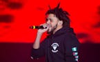 Artist J. Cole performs at the 2016 The Meadows Music and Arts Festivals at Citi Field on Saturday, Oct. 1, 2016, in Flushing, New York.