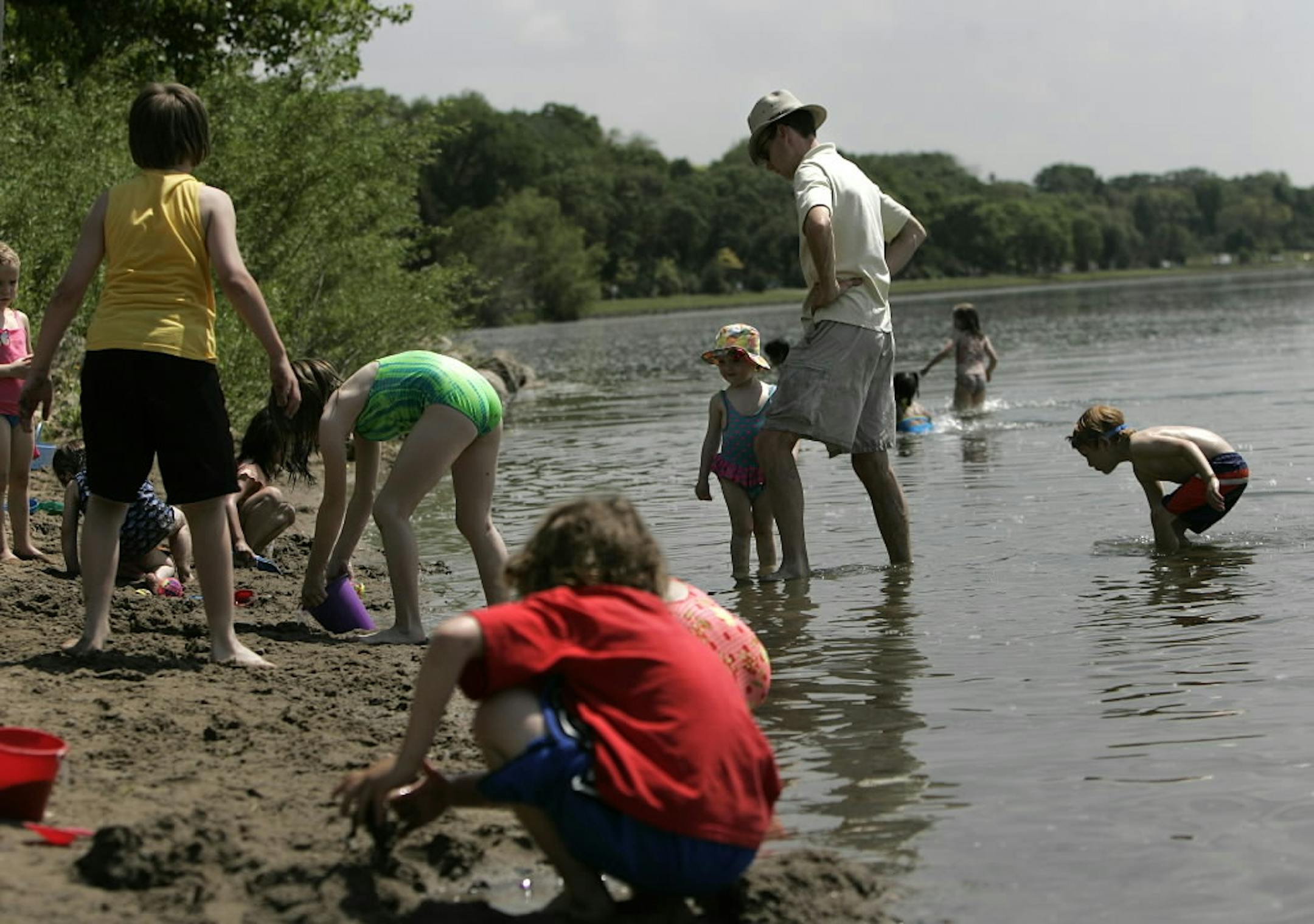 FILE -- A beach on Lake Calhoun at 32nd Street has been closed because of high E-Coli levels.