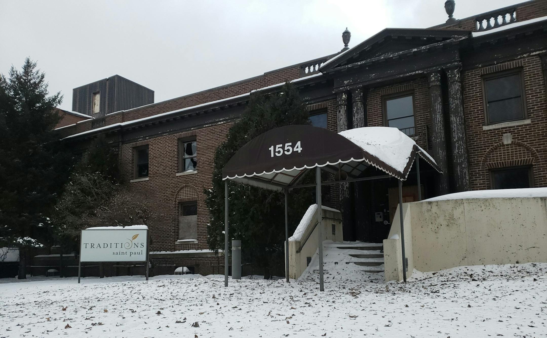The former Sholom Home East has stood vacant since 2012 in St. Paul.