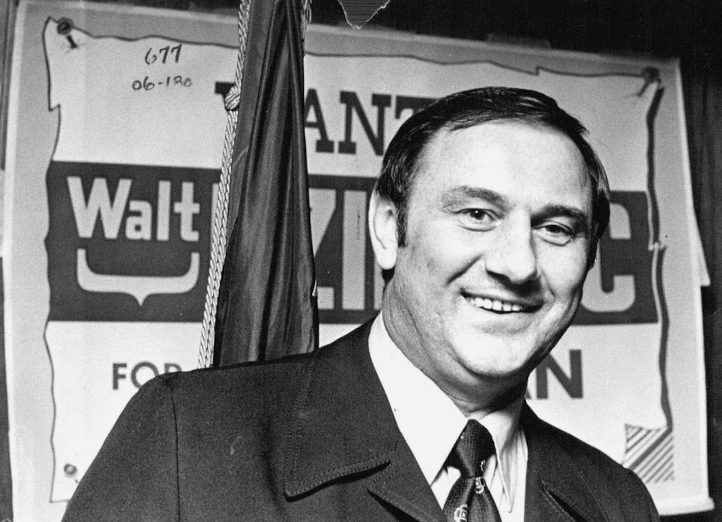 February 16, 1977 Primary Victor - Walt Dziedzic is relaxed and smiling last night after winning the DFL primary election for 1st Ward alderman. Dziedzic will face IR candidate Joseph T. , Eich and independent Warren Kapsner in a special election March 8. March 9, 1977 William Seaman, Minneapolis Star Tribune