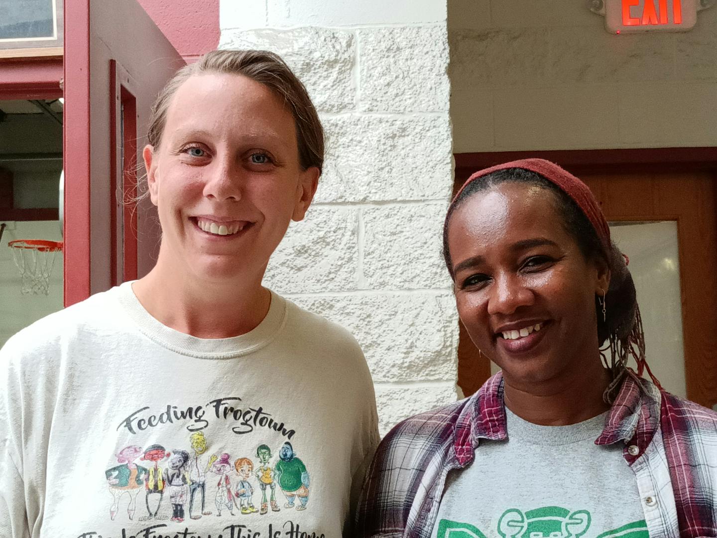 Sara Aegerter and Nura Ahmed