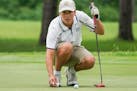 Caleb VanArragon, shown playing in the 2018 Minnesota State Open, shot a final-round 65 Wednesday for a 12-stroke victory in the MGA State Amateur at 