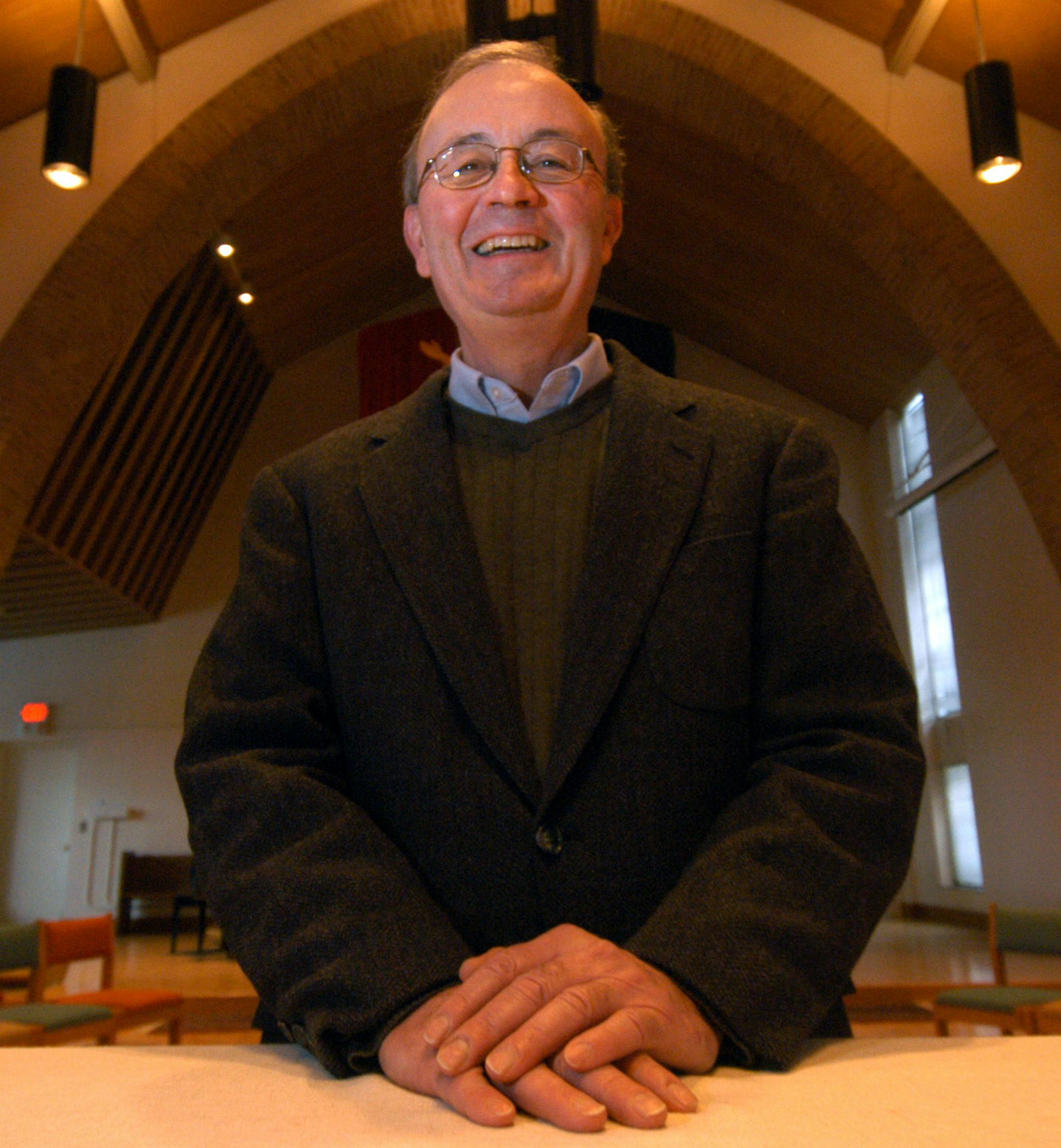 KYNDELL HARKNESS/Star Tribune George Wertin, senior priest at St. Joan of Arc Catholic Church, has decided to retire. ORG XMIT: MIN2014083116330006