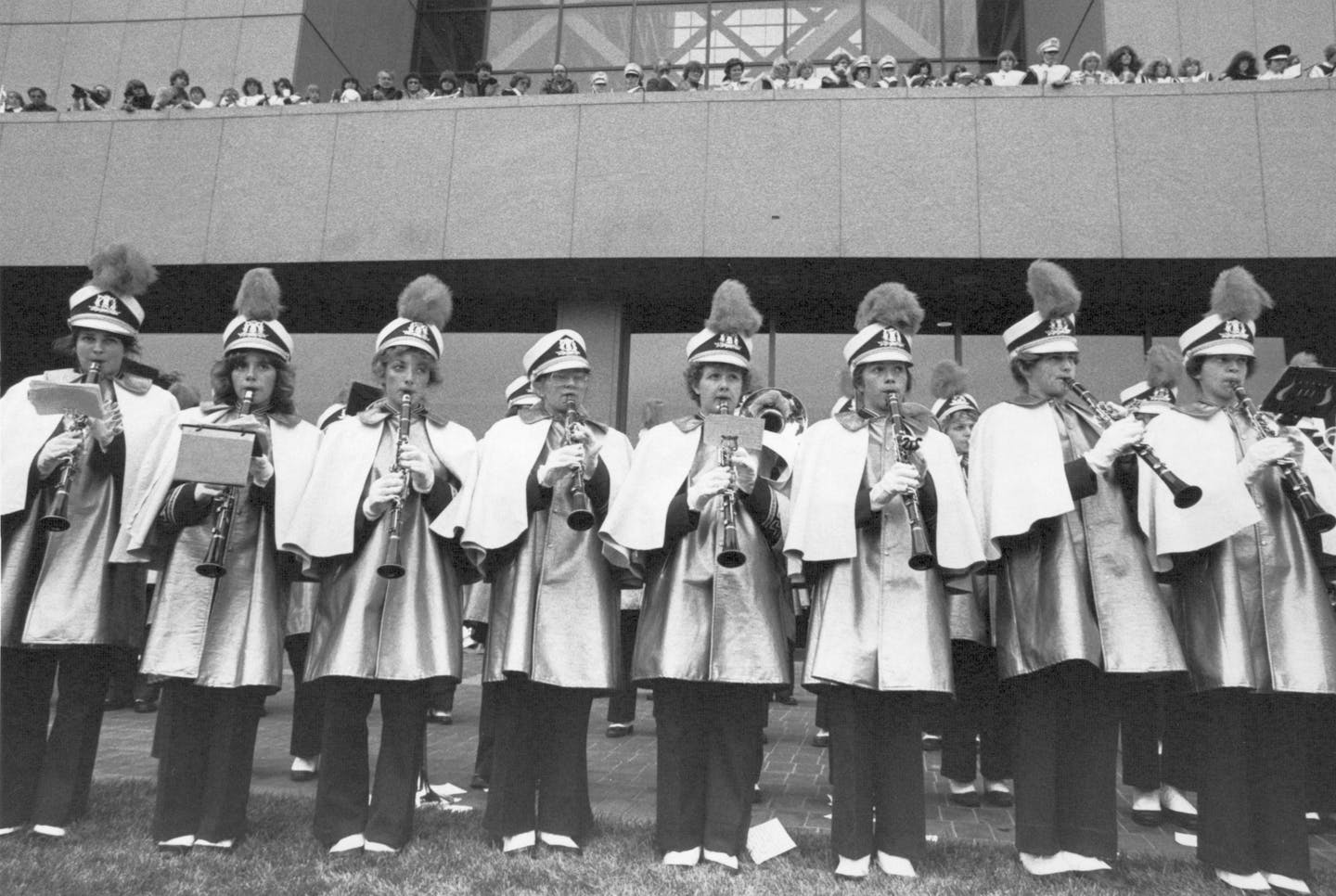 How did the 1981 'World's Largest Marching Band' come about in Minnesota?