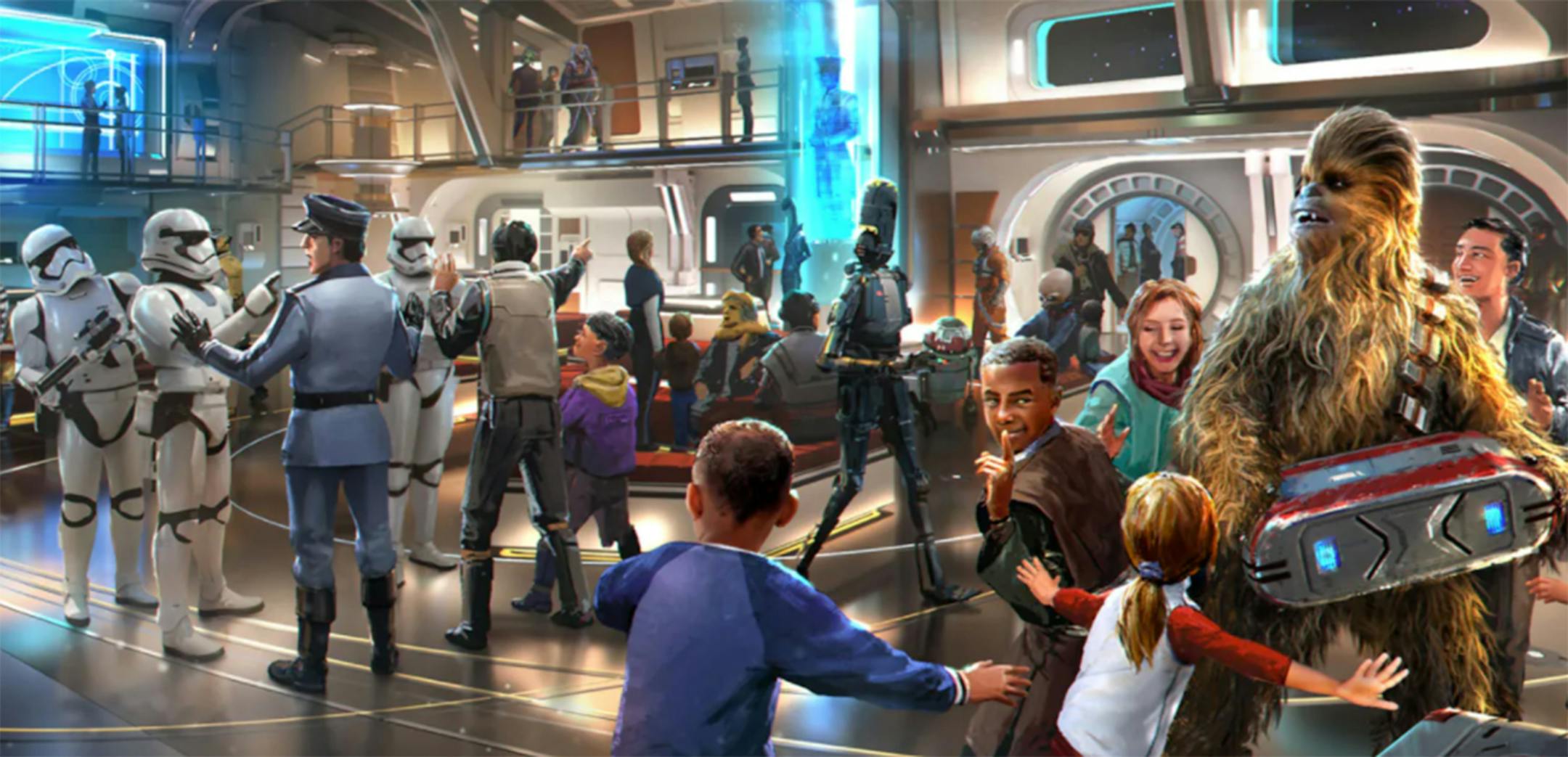 Since spring of this year in Orlando, Florida, Walt Disney World's Star Wars: Galactic Starcruiser has been bringing an all-immersive, interactive experience to Star Wars fans. (Disney/TNS) ORG XMIT: 57682636W