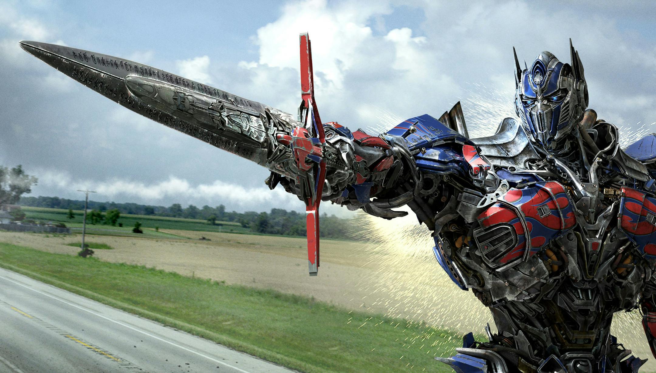 Optimus Prime in "Transformers: Age of Extinction."