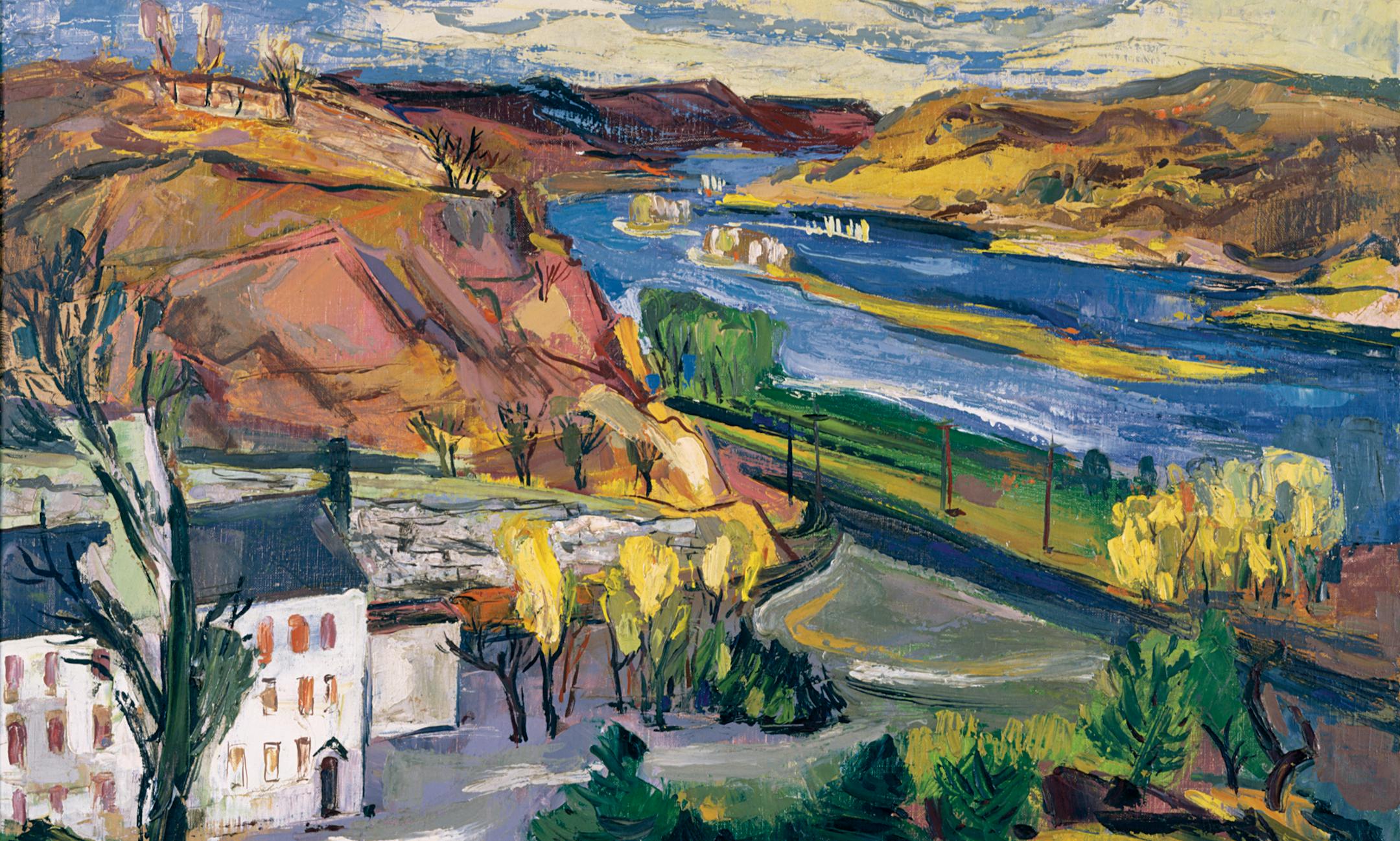 Jo Lutz Rollins, "First State Prison," 1949