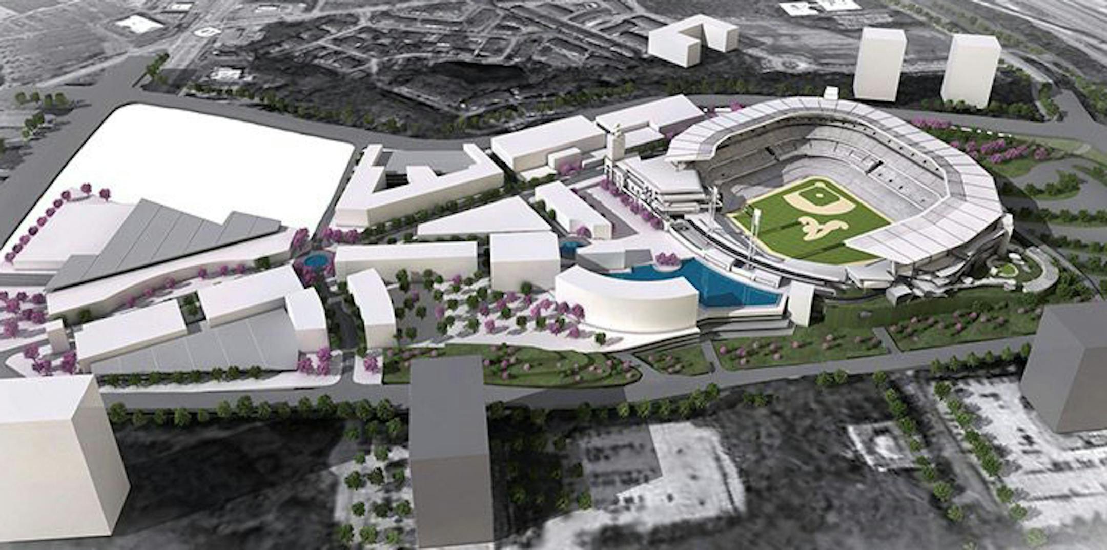 Braves ballpark computer rendering